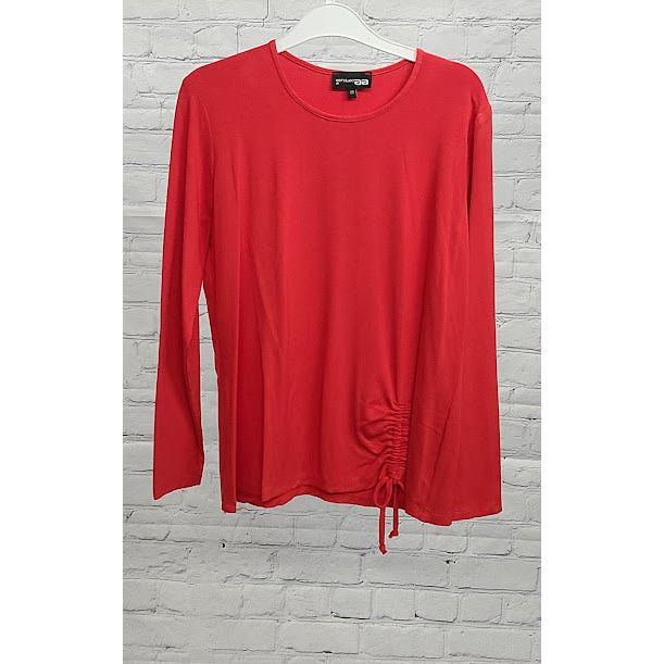 Side Tie Rouched Top