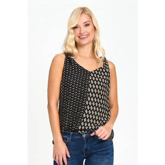 Twisted Knot Print Cami