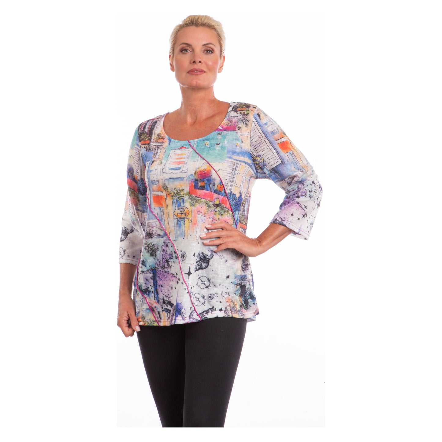 3/4 Sleeve Light Tops