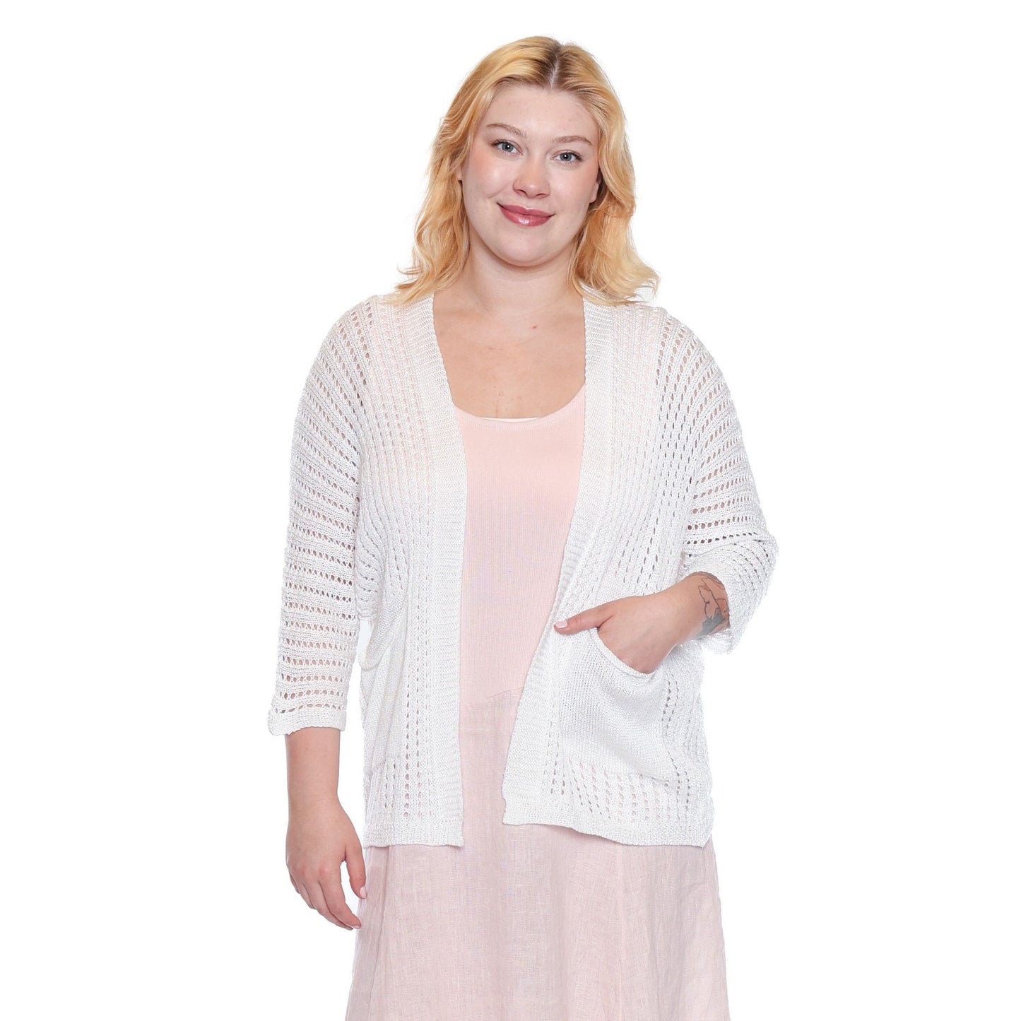 Made in Italy - Crocheted Cardigan