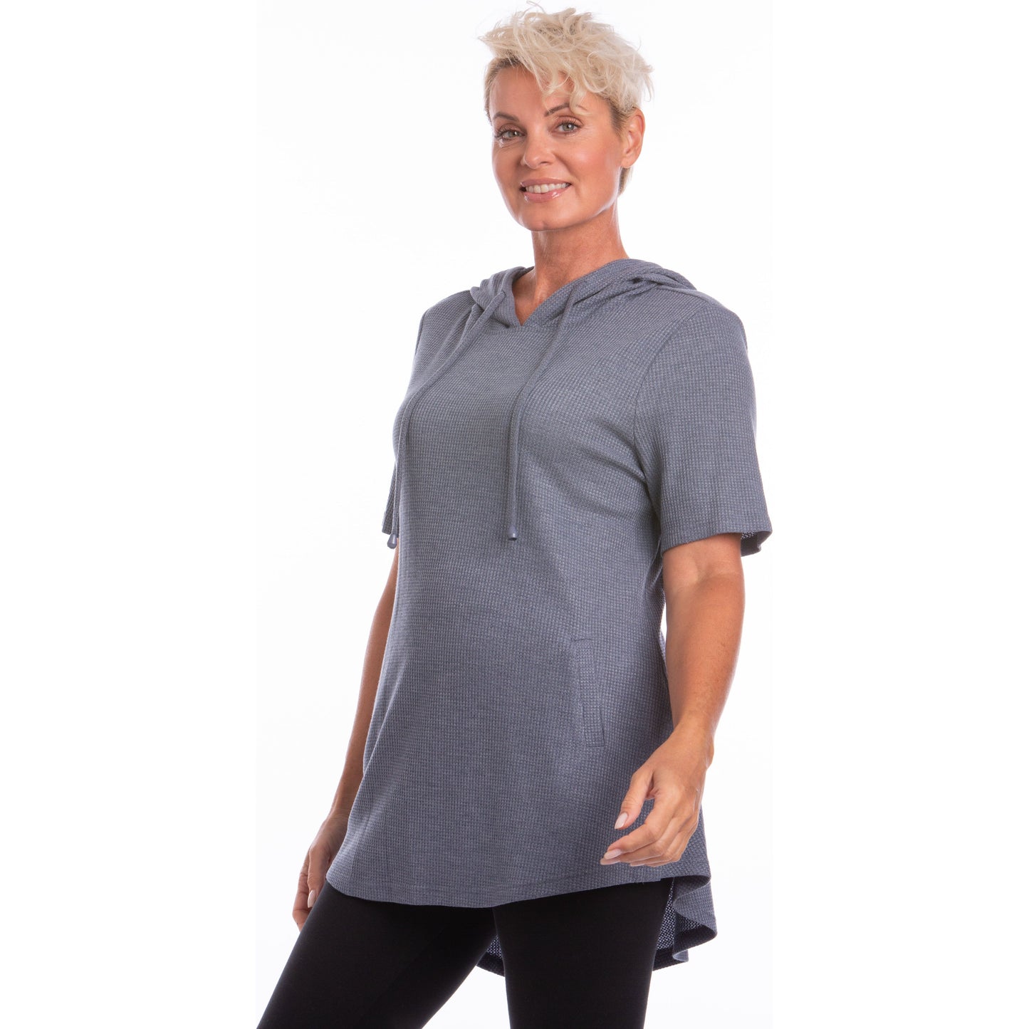 Waffle Weave Light Hoodie/Tunic
