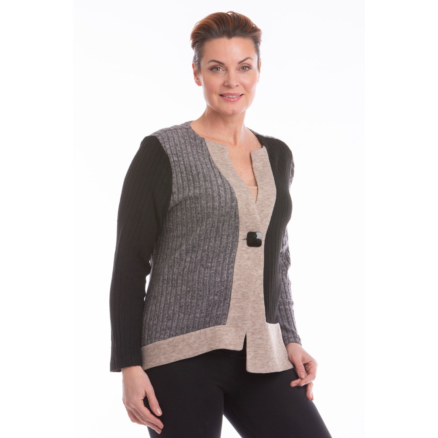 One Button Short Cardigan