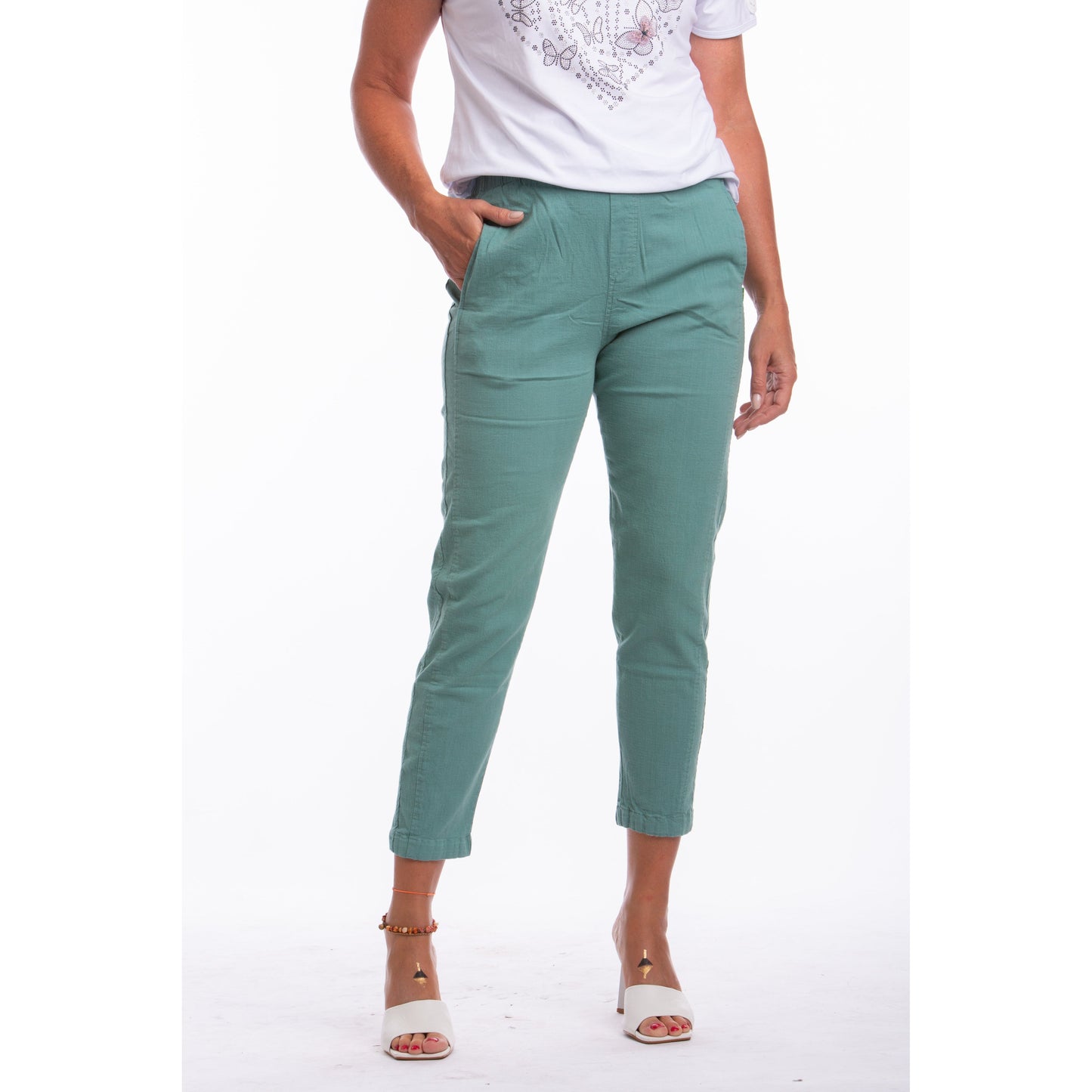 Linen Ankle Length Pant