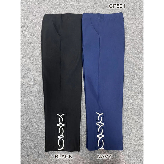 Pull On Capris - Navy or Black
