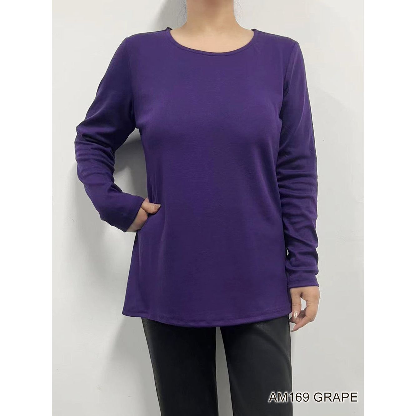 Plain Colored Soft Top (Straight Hem - Various Colors)