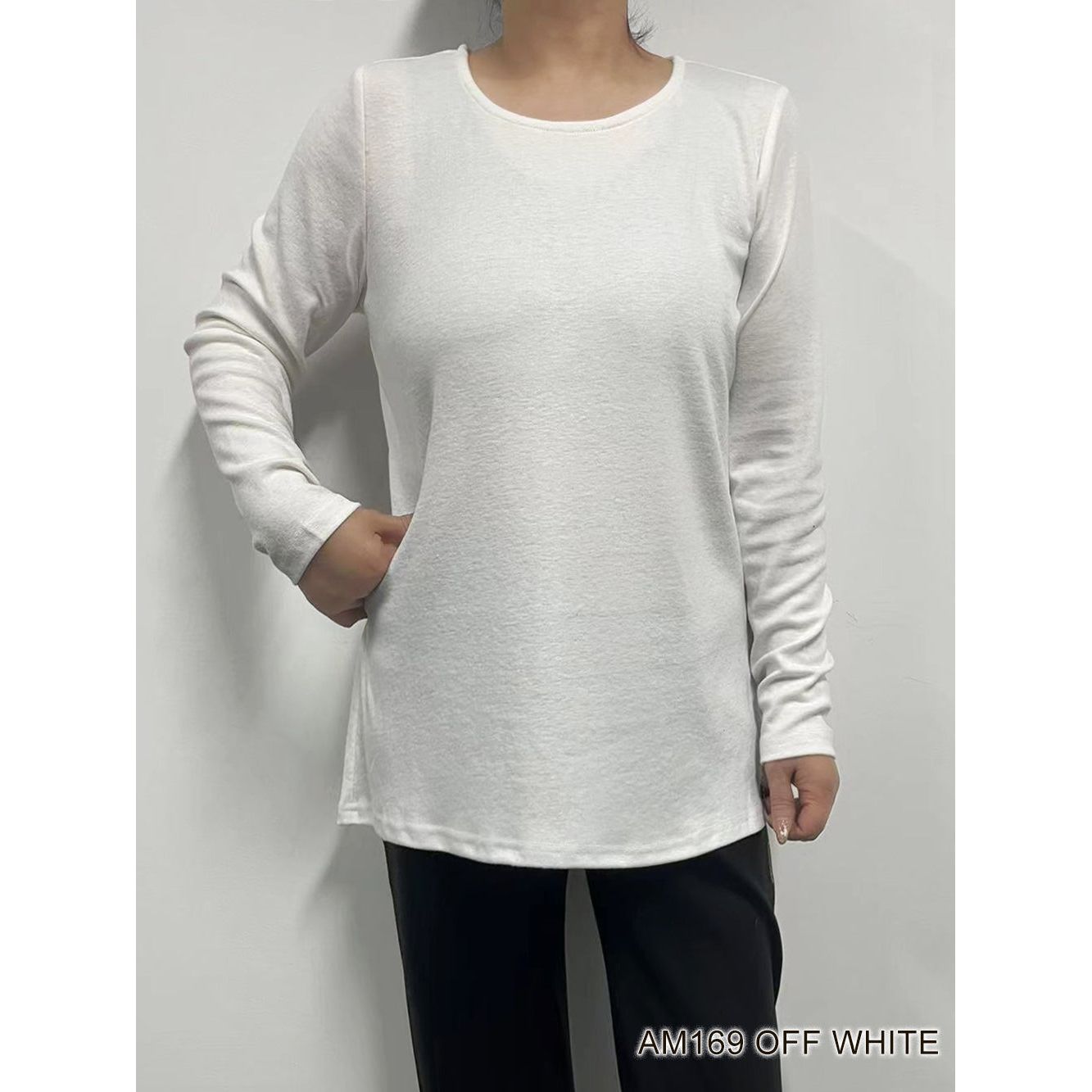 Plain Colored Soft Top (Straight Hem - Various Colors)