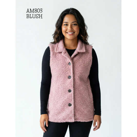 Fall Boucle Vest - 3 colors