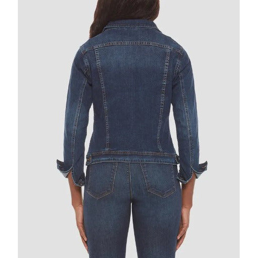 Top Selling Jean Jacket - Regular and Plus Size -Dark Blue