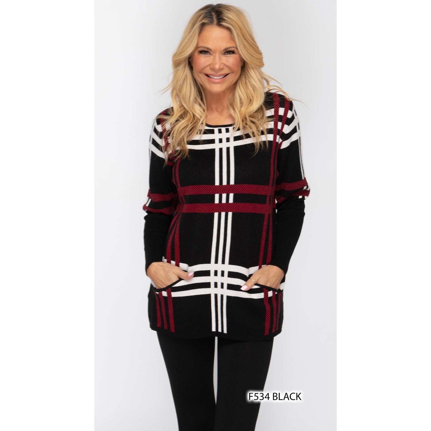 Fall Fashion Plaid Sweater
