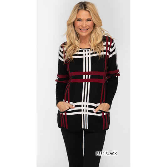 Fall Fashion Plaid Sweater