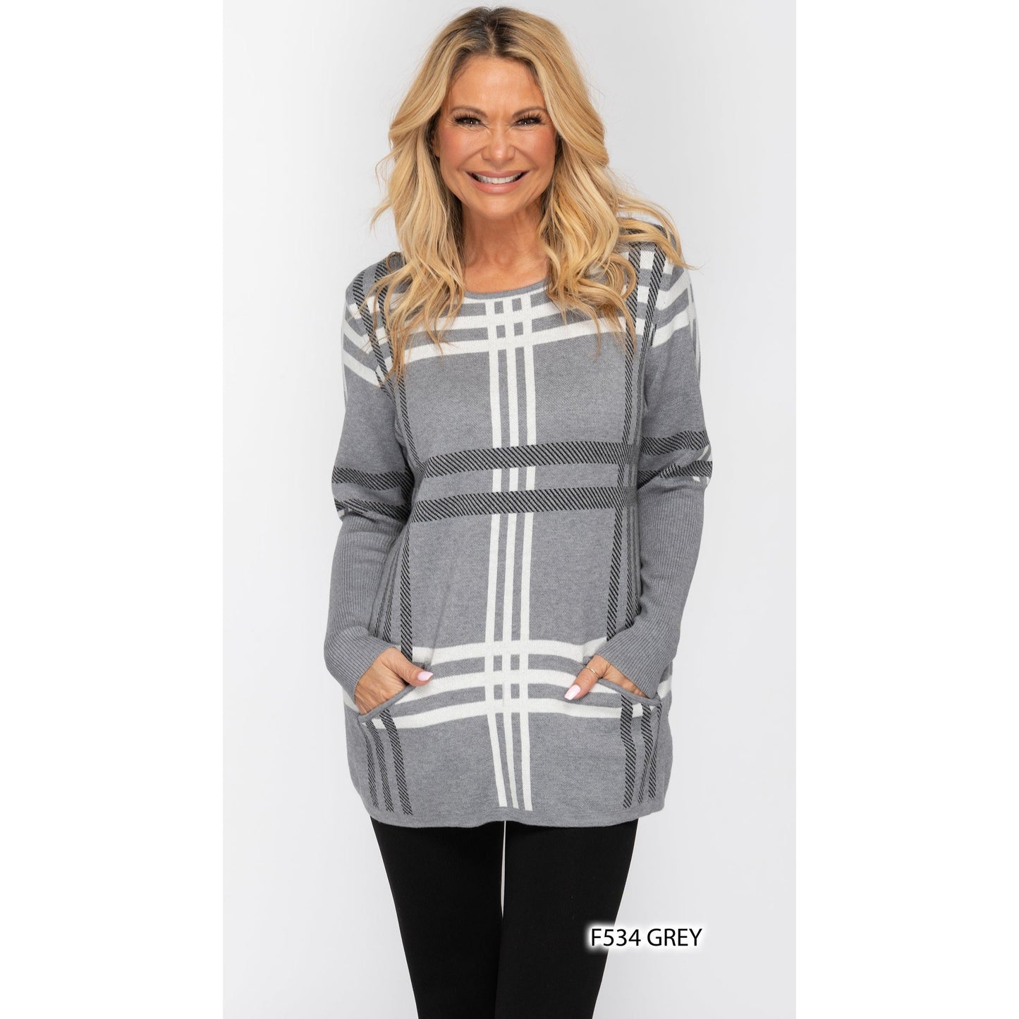 Fall Fashion Plaid Sweater