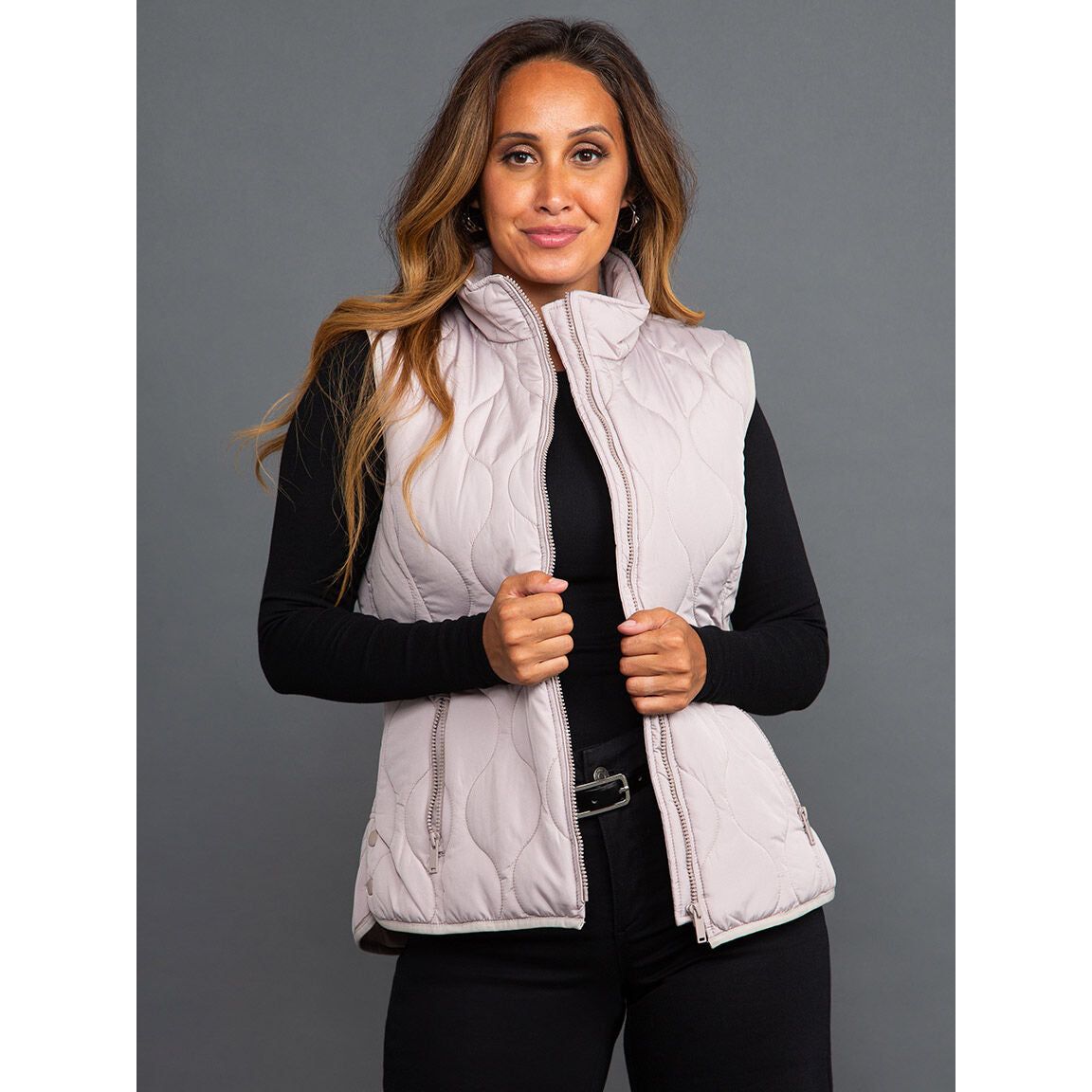 Chain Quilted Vest