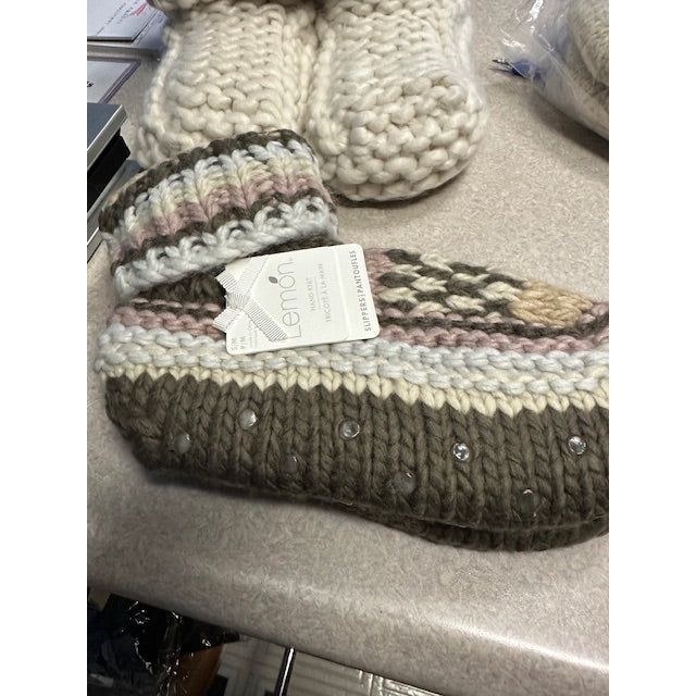 Hand Knitted Bootie Slipper