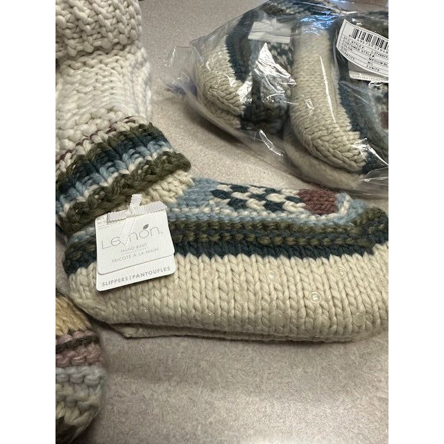 Hand Knitted Bootie Slipper
