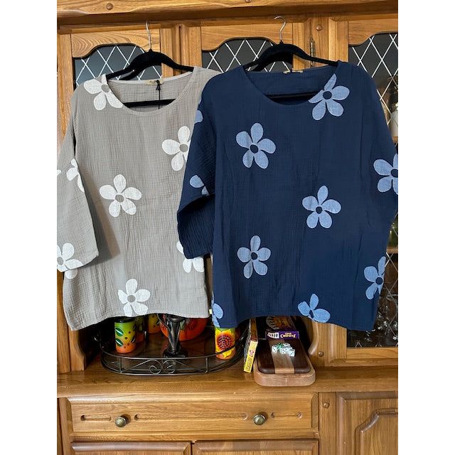 Woven Lilly Waffle Top