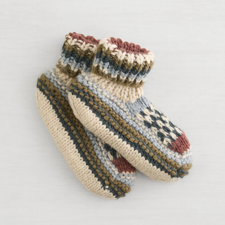 Hand Knitted Bootie Slipper
