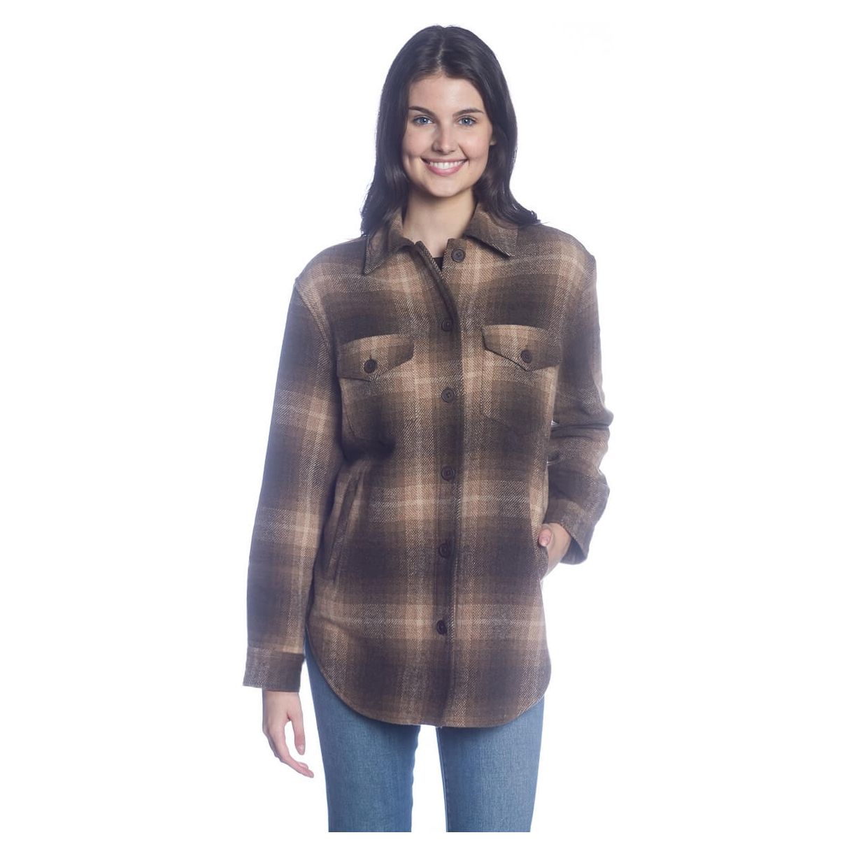 Plaid Shirt Jacket