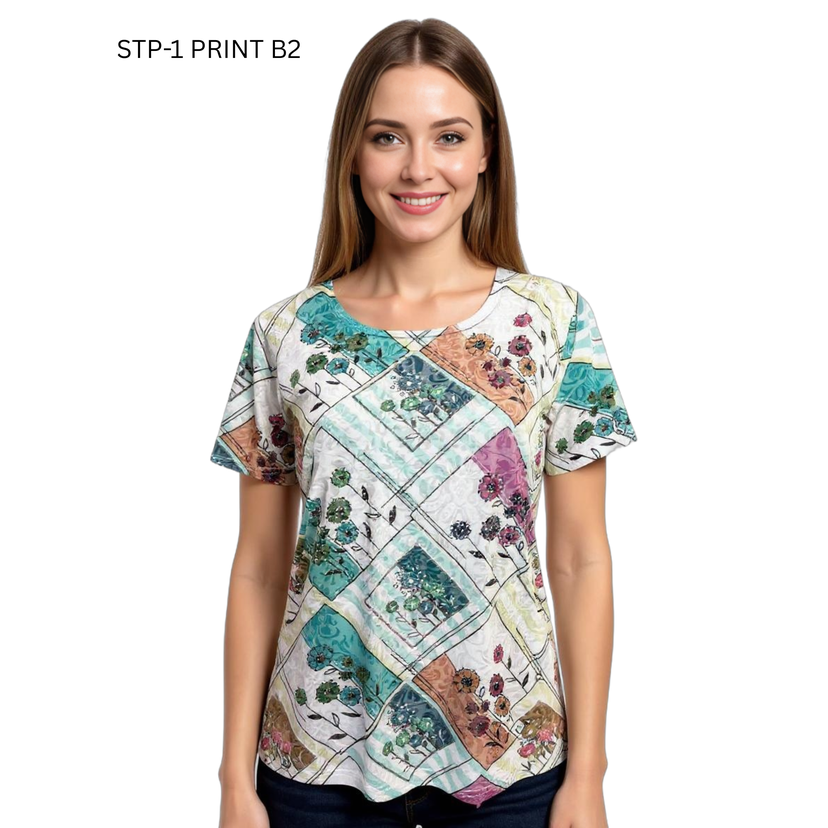 Short Sleeve Tee- Print B2