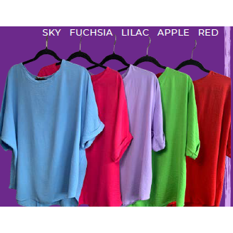 Ladies Woven Solid Simple Summer Top