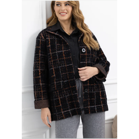 Autumn Nights Plaid Jacket