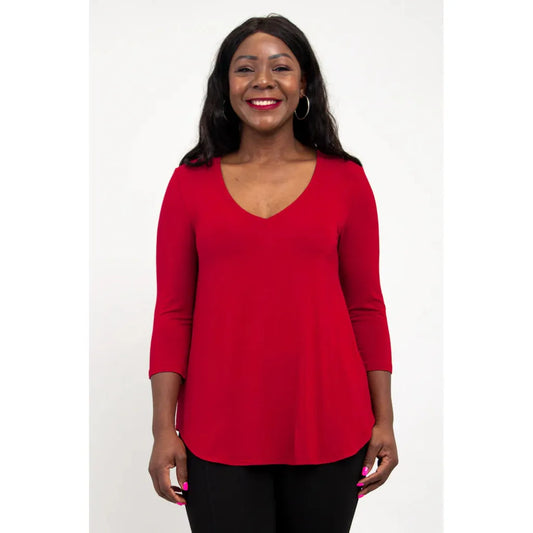 Jazz 3/4 Sleeve Bamboo Top