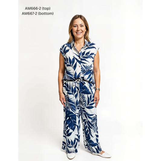 Printed Top and Pant