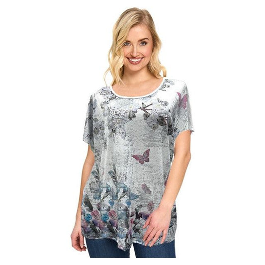 Butterfly Bliss Embellished Tee