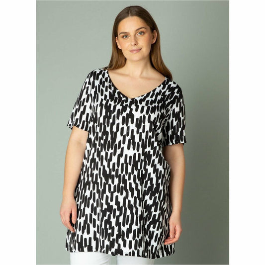 V-Neck Tunic/Short Dress -Plus