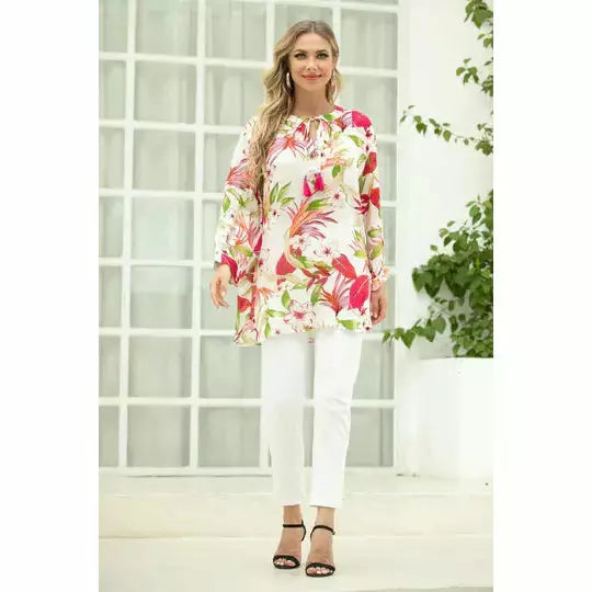 Light and Breezy Flower Shirt