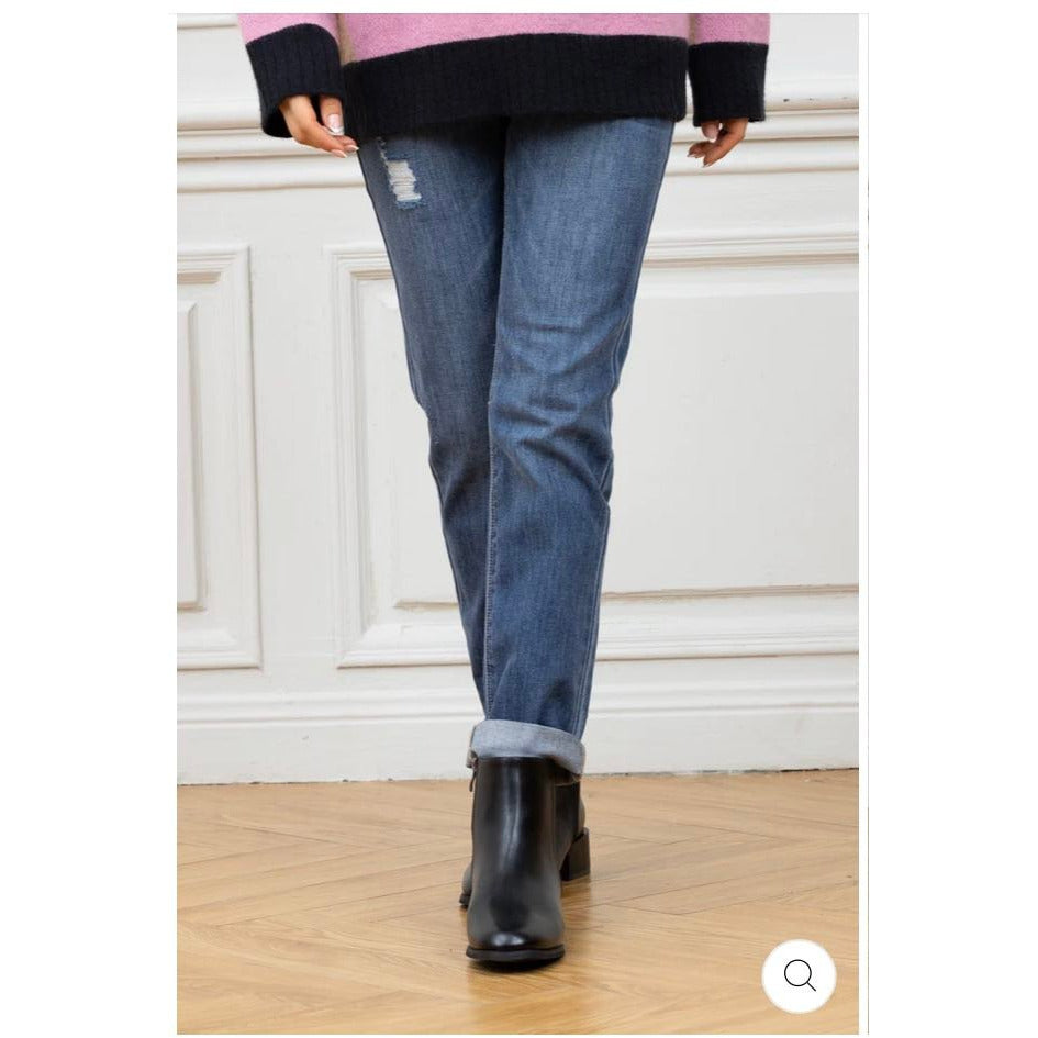 Bamboo Denim - Slight Distress