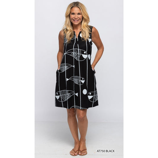 Fish Dress with Pockets