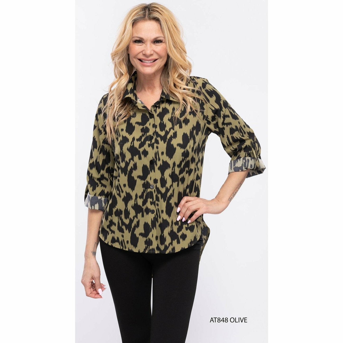 Aztec Pattern Blouse