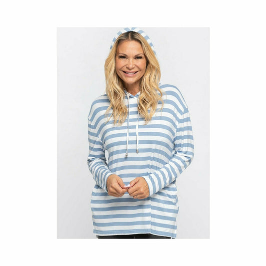 Summer Hoodie with Stripes