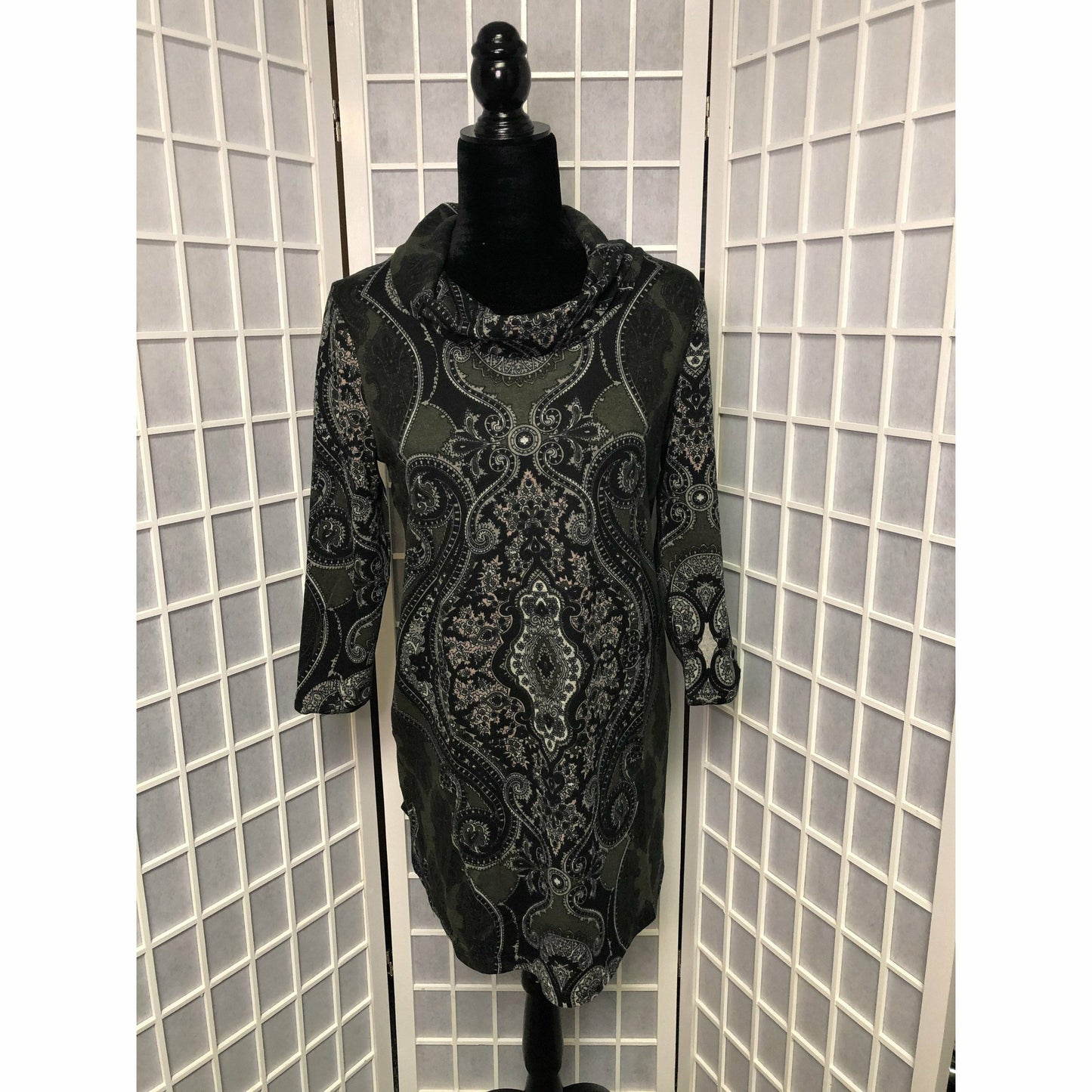 Tunic - Cowl Neck - Olive