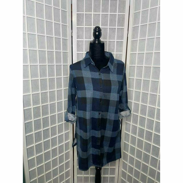 Plaid Button Shirt Regular and Plus Size