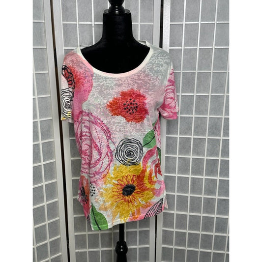 Tee Shirt- Feathers- Flowers & Swirls