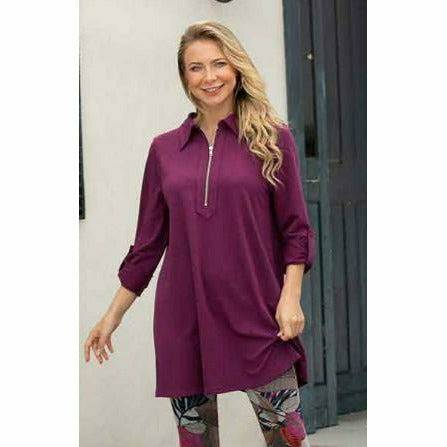 Baby French Terry Tunic with Zipper
