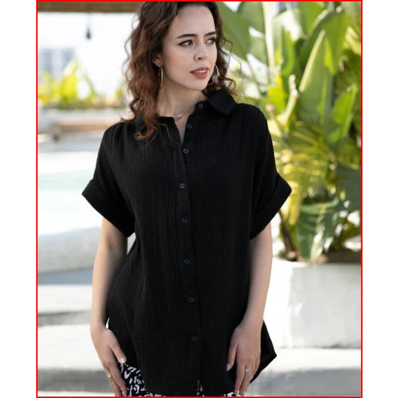 Gauze Cotton Blouse