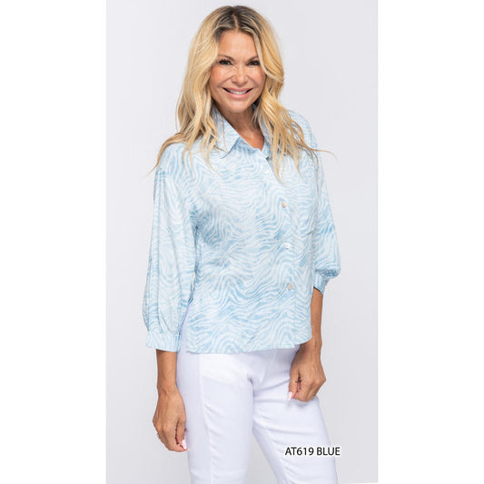 Ocean Waves Blouse