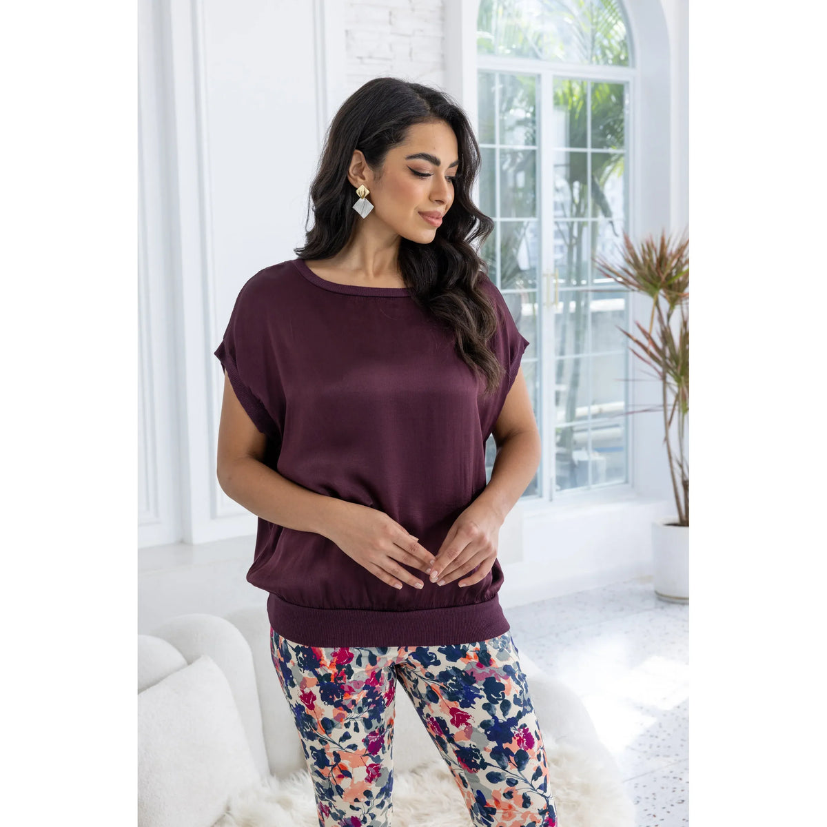 Luminus Satin Tops