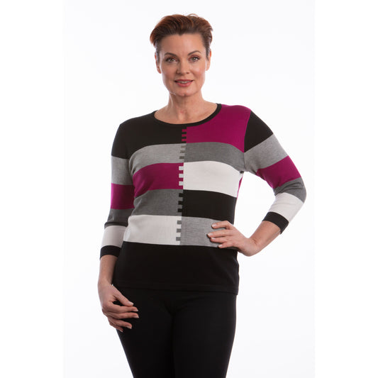 Light Weight Dress Sweater With Bling in the Middle