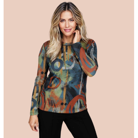 Fall Color Long Sleeve Top