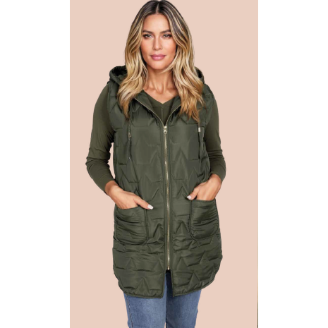 Long Quilted Vest