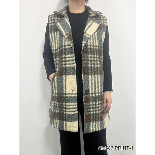Plaid Vest