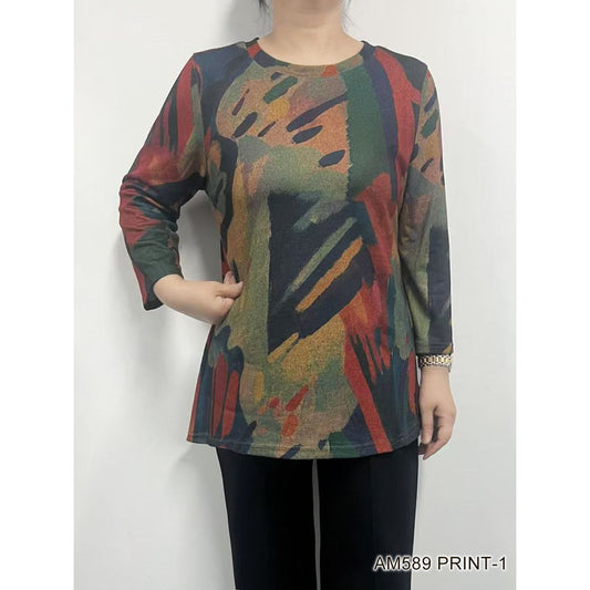 Warm and Cozy Printed Tops