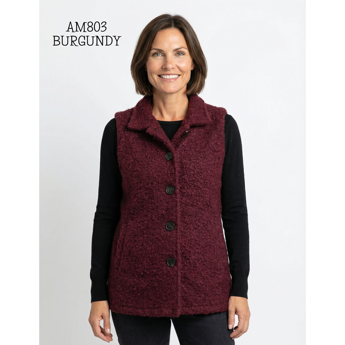 Fall Boucle Vest - 3 colors