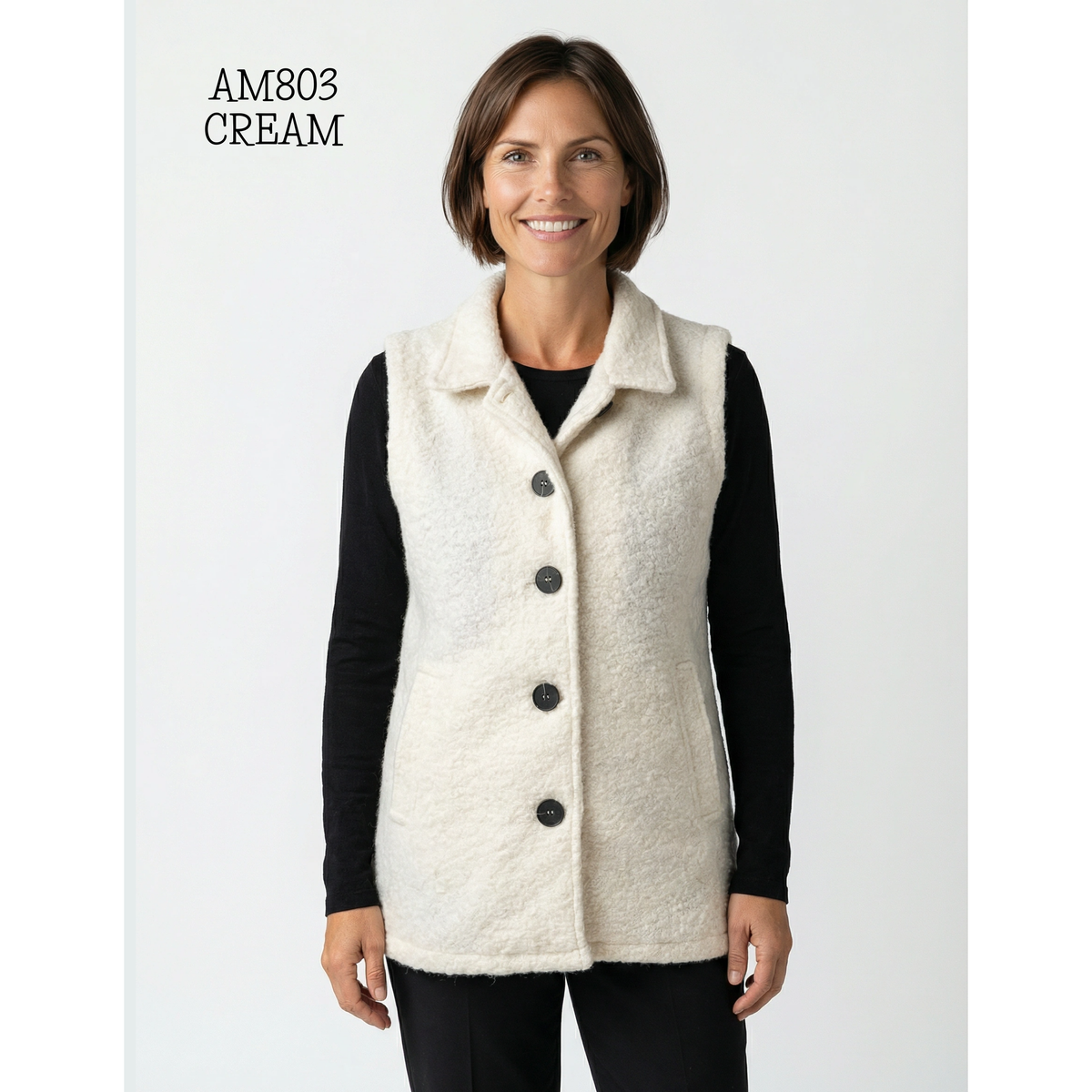 Fall Boucle Vest - 3 colors