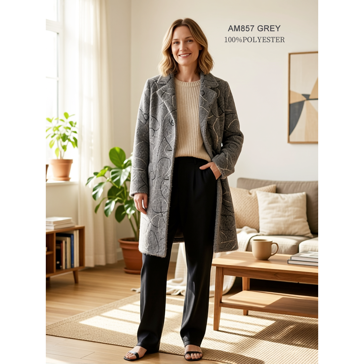 Jacket with Thread Details