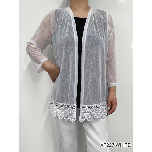 Sheer Lace Cardigan/Coverup