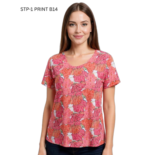 Short Sleeve Tee- Print B14